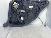 Rear door window regulator with motor