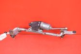 Front wiper linkage and motor