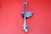 Rear door window regulator with motor