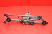 Front wiper linkage and motor