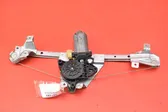 Rear door window regulator with motor