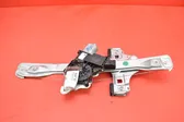 Rear door window regulator with motor