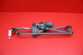 Front wiper linkage and motor