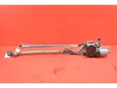 Front wiper linkage and motor