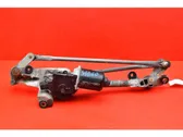 Front wiper linkage and motor