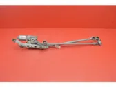 Front wiper linkage and motor