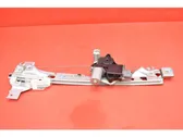 Rear door window regulator with motor