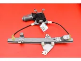 Rear door window regulator with motor