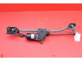 Front wiper linkage and motor