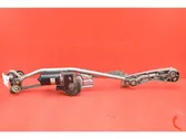 Front wiper linkage and motor