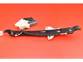 Rear door window regulator with motor