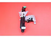 Rear door window regulator with motor