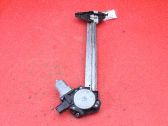 Rear door window regulator with motor