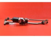 Front wiper linkage and motor