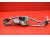 Front wiper linkage and motor