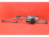 Front wiper linkage and motor