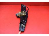 Rear door window regulator with motor