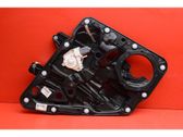 Rear door window regulator with motor