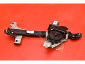 Rear door window regulator with motor