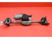 Front wiper linkage and motor