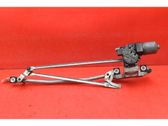 Front wiper linkage and motor
