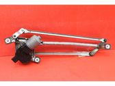 Front wiper linkage and motor