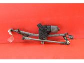 Front wiper linkage and motor