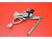 Rear door window regulator with motor