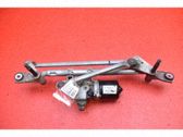Front wiper linkage and motor