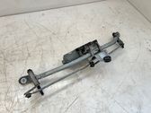 Front wiper linkage and motor