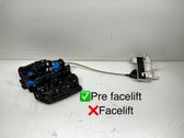 Rear door soft close latching motor