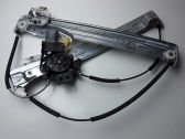 Front door window regulator with motor