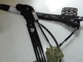 Rear window lifting mechanism without motor