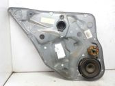 Rear door window regulator with motor