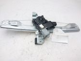 Rear door window regulator with motor