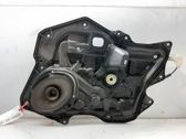 Rear door window regulator with motor