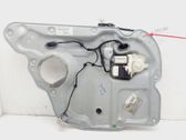 Rear door window regulator with motor