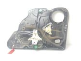 Rear door window regulator with motor