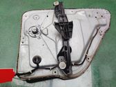 Rear door window regulator with motor