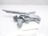 Rear door window regulator with motor