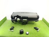 Airbag set with panel