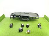 Airbag set with panel