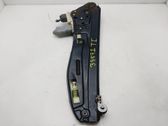 Rear door window regulator with motor