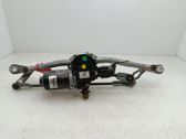 Front wiper linkage and motor