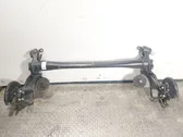 Rear axle beam with reductor