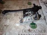 Rear door window regulator with motor