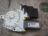 Rear door window regulator with motor
