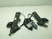 Rear door window regulator with motor