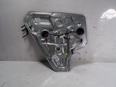 Rear window lifting mechanism without motor