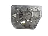 Rear window lifting mechanism without motor